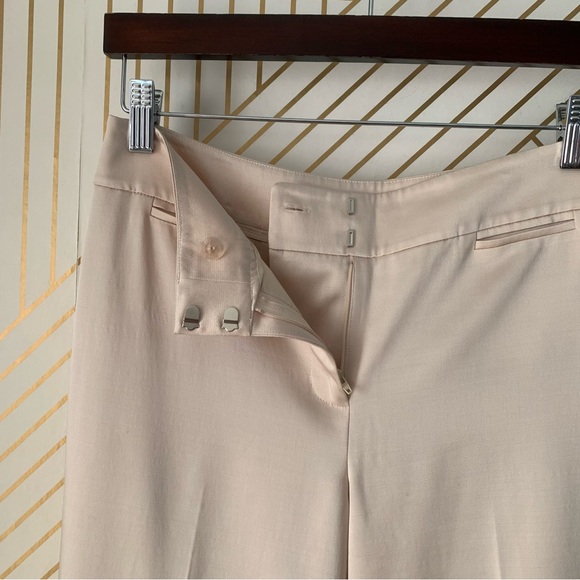 Ann Taylor Margo Wool blend cream Dress Pants Size 2 - Picture 3 of 7
